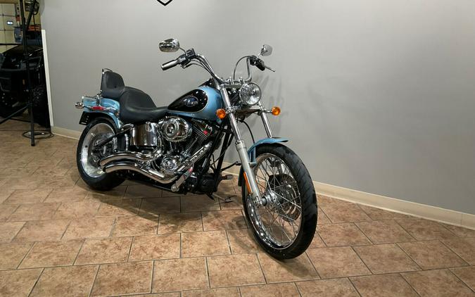 2007 Harley-Davidson Softail® Custom Suede Blue Pearl FXSTC