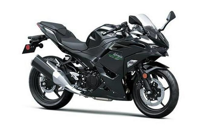 2024 Kawasaki Ninja 500 ABS Metallic Spark Black/Metallic Flat Raw Graystone