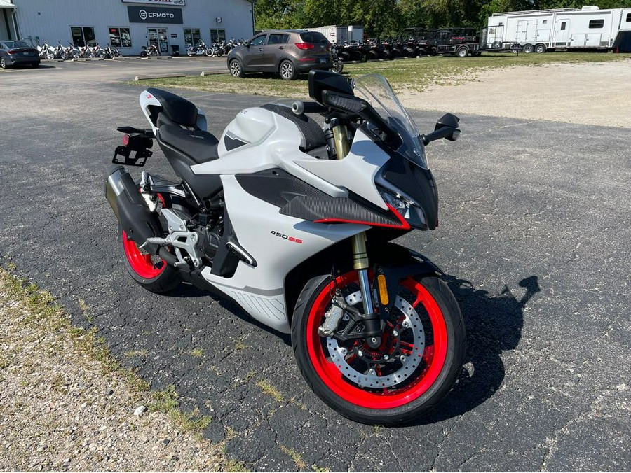 2025 CFMOTO 450SS - NEBULA WHITE