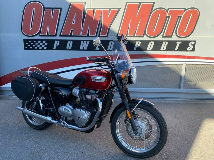 2020 Triumph Bonneville T100 Cranberry Red