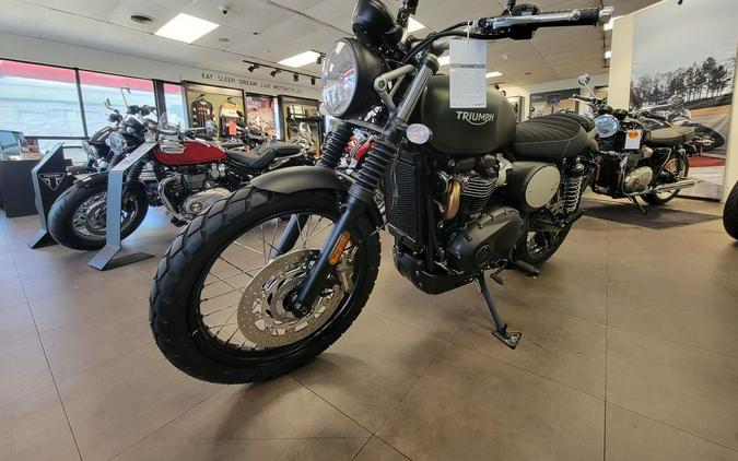 2024 Triumph Scrambler 900 Matte Khaki Green