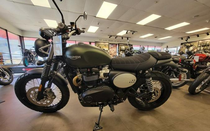 2024 Triumph Scrambler 900 Matte Khaki Green