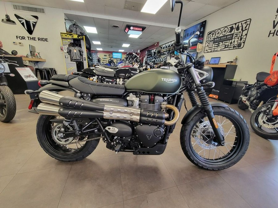 2024 Triumph Scrambler 900 Matte Khaki Green