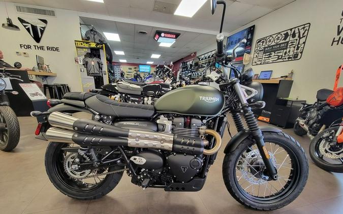 2024 Triumph Scrambler 900 Matte Khaki Green