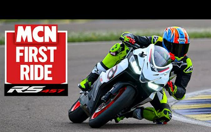 2024 Aprilia RS457 ridden on track! Is this the best A2 licence sportsbike on sale? | MCN Review