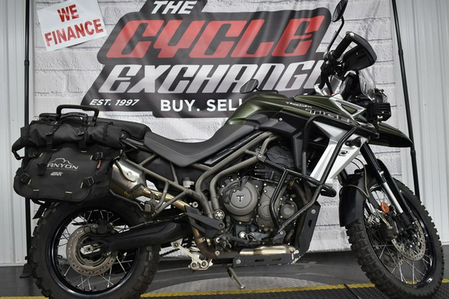 2018 Triumph Tiger 800 XCX Matt Khaki Green