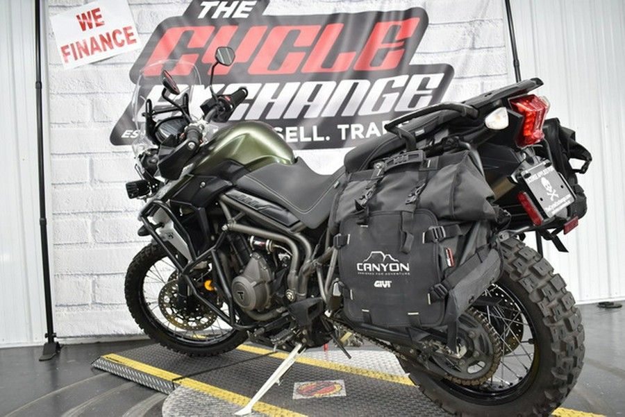 2018 Triumph Tiger 800 XCX Matt Khaki Green
