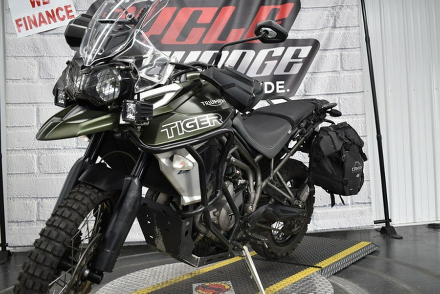 2018 Triumph Tiger 800 XCX Matt Khaki Green