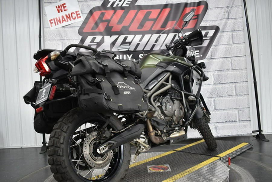 2018 Triumph Tiger 800 XCX Matt Khaki Green