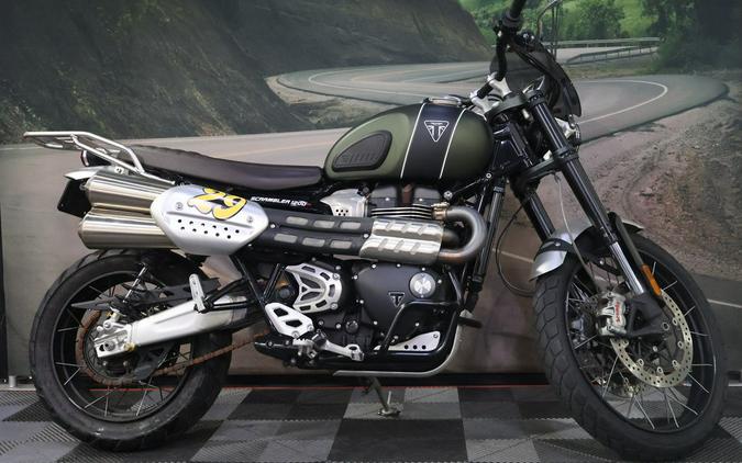 2022 Triumph Scrambler 1200 XC Matt Khaki Green Matt Jet Black