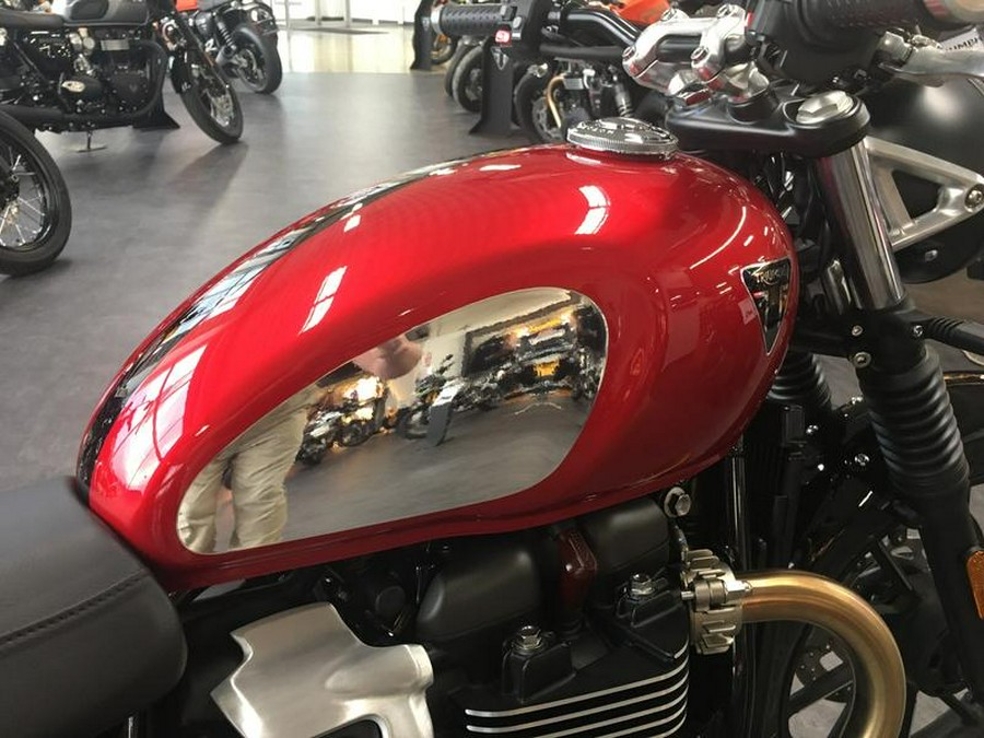 2023 Triumph Speed Twin 900 Chrome Edition Red Hopper