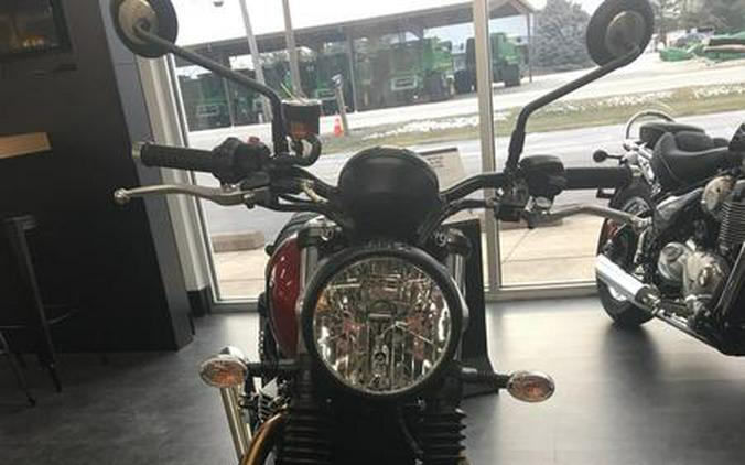 2023 Triumph Speed Twin 900 Chrome Edition Red Hopper