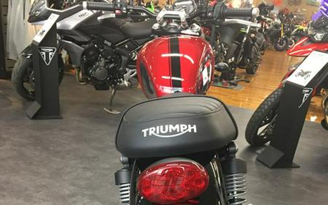 2023 Triumph Speed Twin 900 Chrome Edition Red Hopper