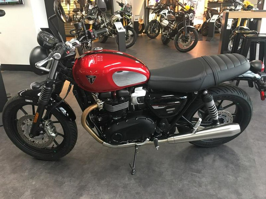 2023 Triumph Speed Twin 900 Chrome Edition Red Hopper