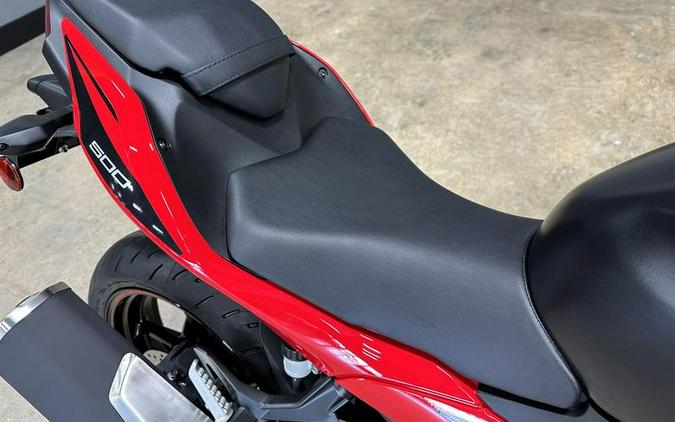 2024 Kawasaki Ninja® 500 ABS Passion Red/Metallic Flat Spark Black