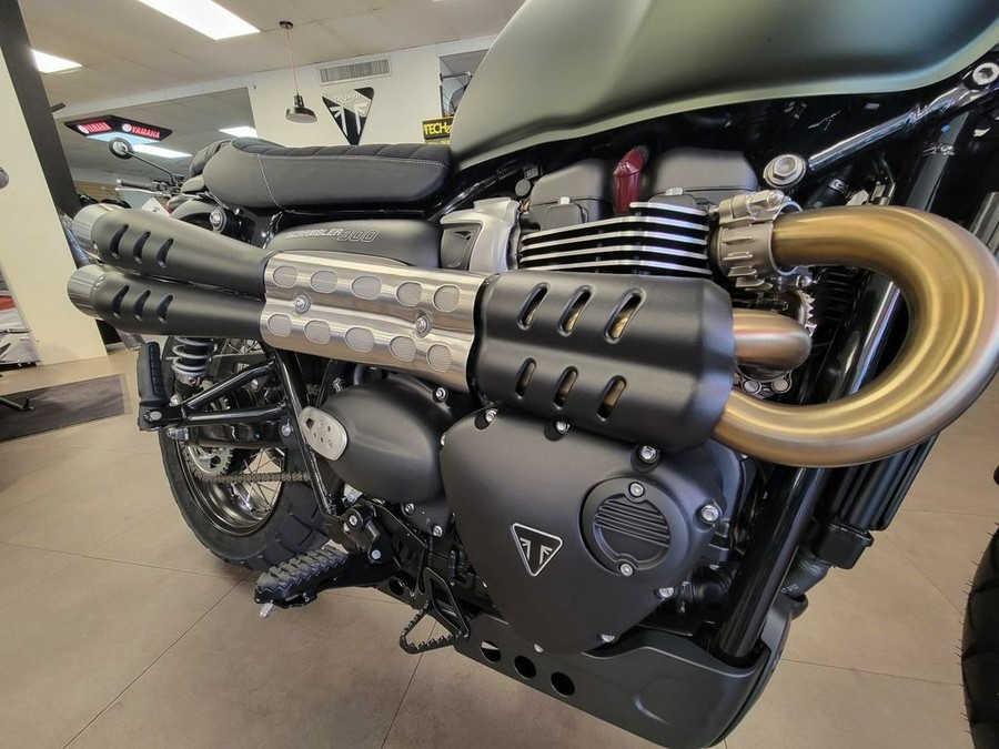 2023 Triumph Scrambler 900 Matte Khaki Green