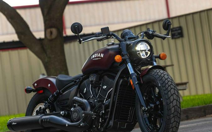 2026 Indian Scout Bobber Limited +Tech Maroon Metallic Smoke
