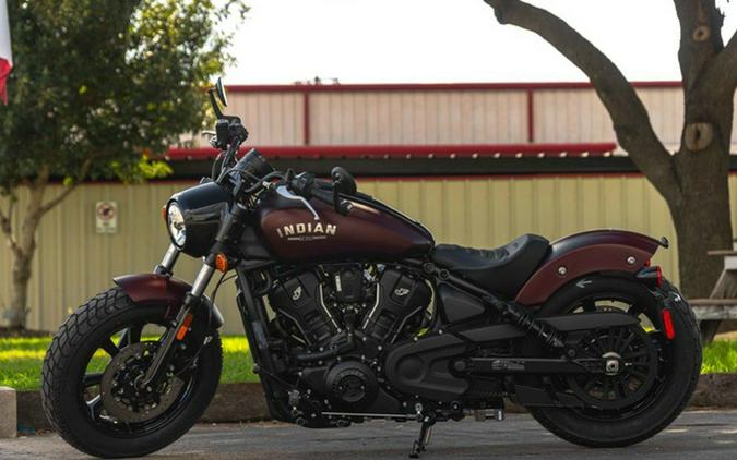 2026 Indian Scout Bobber Limited +Tech Maroon Metallic Smoke