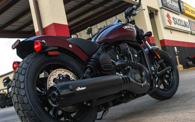 2026 Indian Scout Bobber Limited +Tech Maroon Metallic Smoke