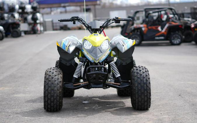 2023 Polaris® Outlaw 110 EFI Avalanche Gray/Lime Squeeze