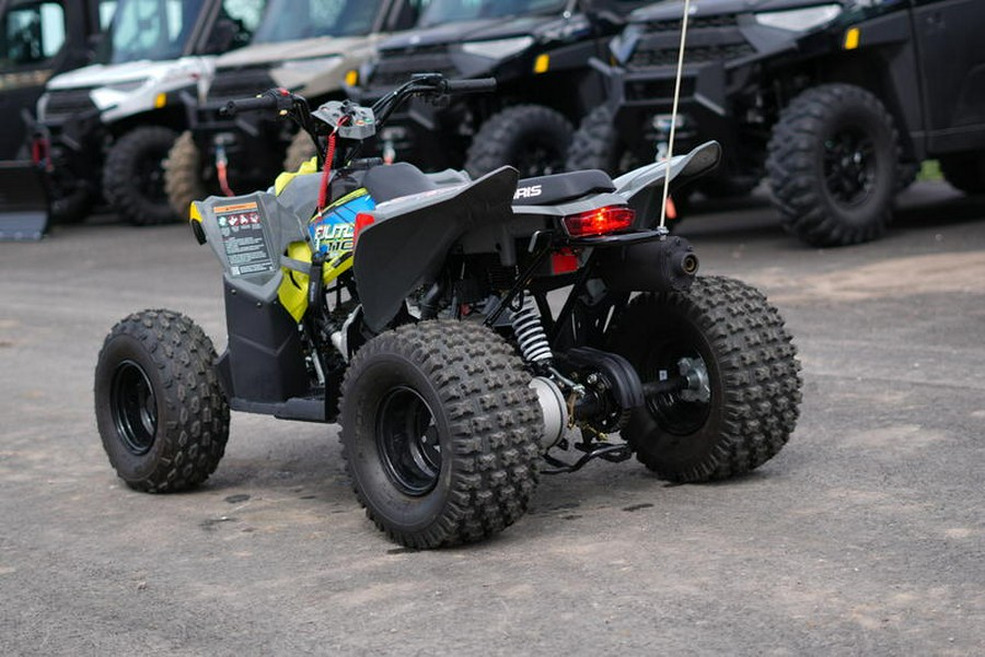 2023 Polaris® Outlaw 110 EFI Avalanche Gray/Lime Squeeze