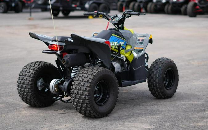 2023 Polaris® Outlaw 110 EFI Avalanche Gray/Lime Squeeze