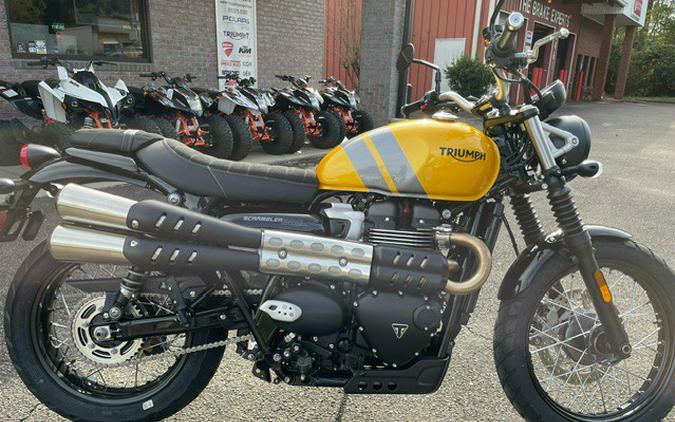 2024 Triumph Scrambler 900 Cosmic Yellow/Graphite