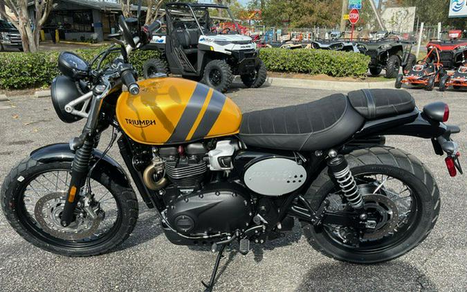 2024 Triumph Scrambler 900 Cosmic Yellow/Graphite