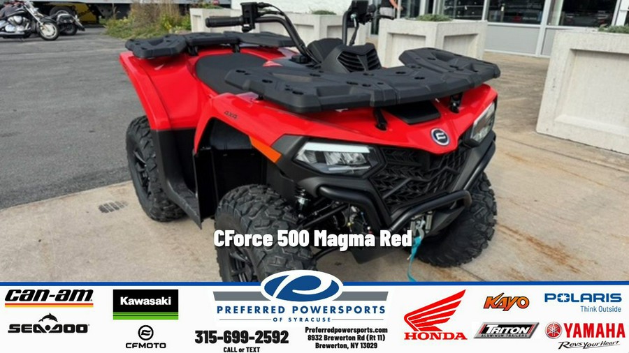 2026 CFMOTO CForce 500 Magma Red