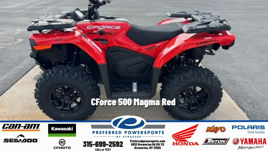 2026 CFMOTO CForce 500 Magma Red