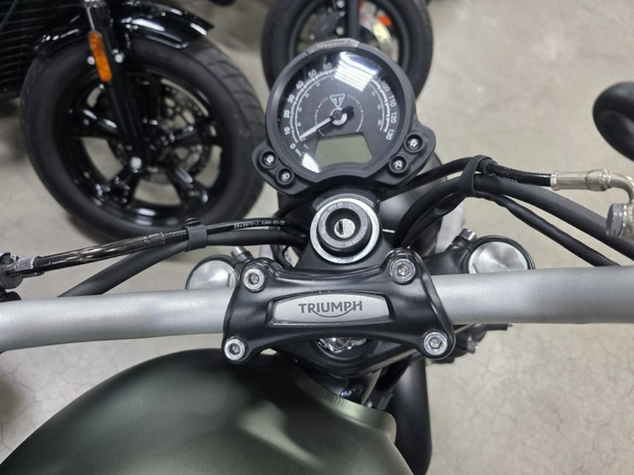 2023 Triumph Scrambler 900 Matte Khaki Green