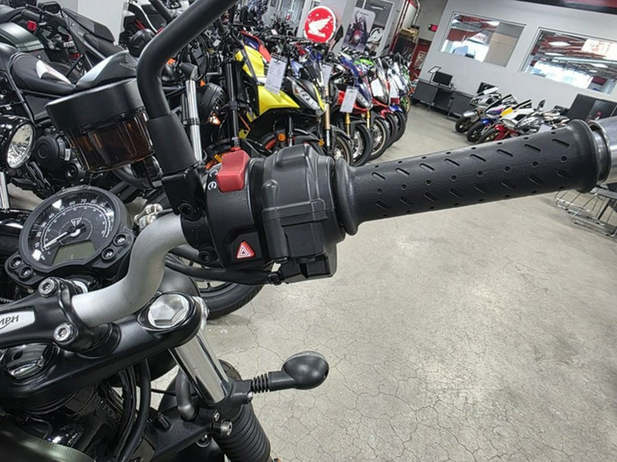 2023 Triumph Scrambler 900 Matte Khaki Green