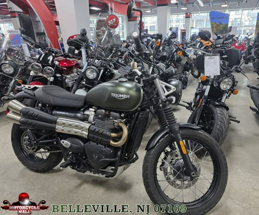 2023 Triumph Scrambler 900 Matte Khaki Green