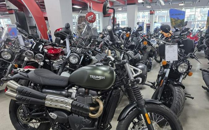 2023 Triumph Scrambler 900 Matte Khaki Green