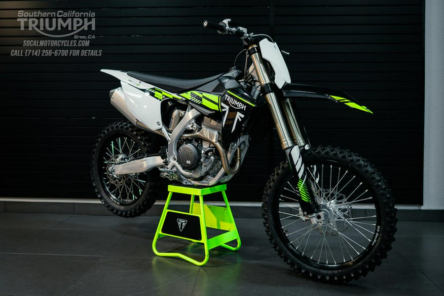 2025 Triumph TF 250-X Jet Black/Pure White