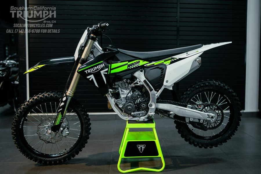 2025 Triumph TF 250-X Jet Black/Pure White