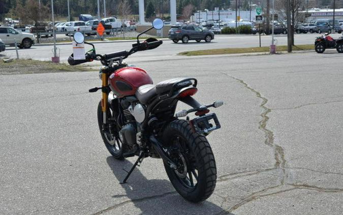 2024 Triumph Scrambler 400 X Carnival Red / Phantom Black