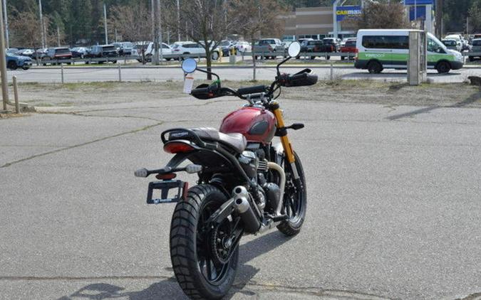 2024 Triumph Scrambler 400 X Carnival Red / Phantom Black