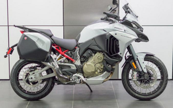 2023 Ducati Multistrada V4S Iceberg White - Spoked Wheels