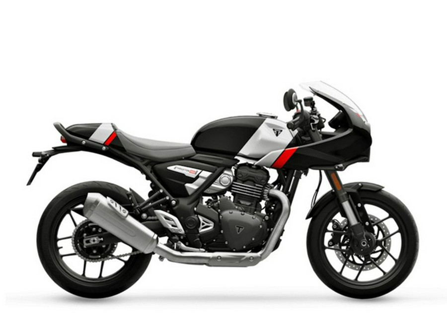 2026 Triumph Thruxton 400 Phantom Black Aluminium Silver