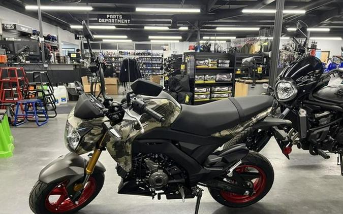 2025 Kawasaki Z125 PRO Cypher Camo Beige