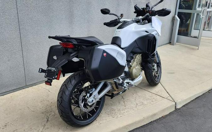 2023 Ducati Multistrada V4S Iceberg White - Spoked Wheels