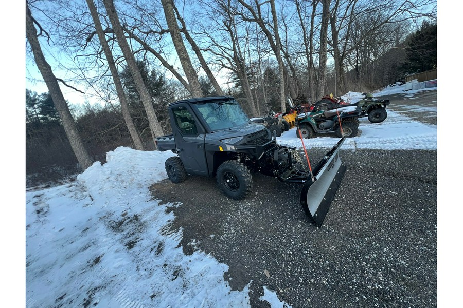 2026 Polaris RANGER XP 1000 NORTHSTAR ULTIMATE STEALTH GRAY W/ 2 YR WARRANTY, 72" SNOWDOGG PLOW