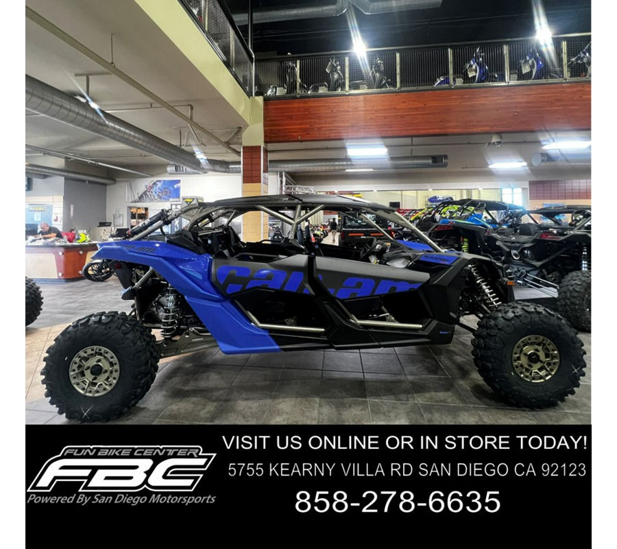 2024 Can-Am® Maverick X3 MAX X rs Turbo RR with Smart-Shox Dazzling Blue & Carbon Black