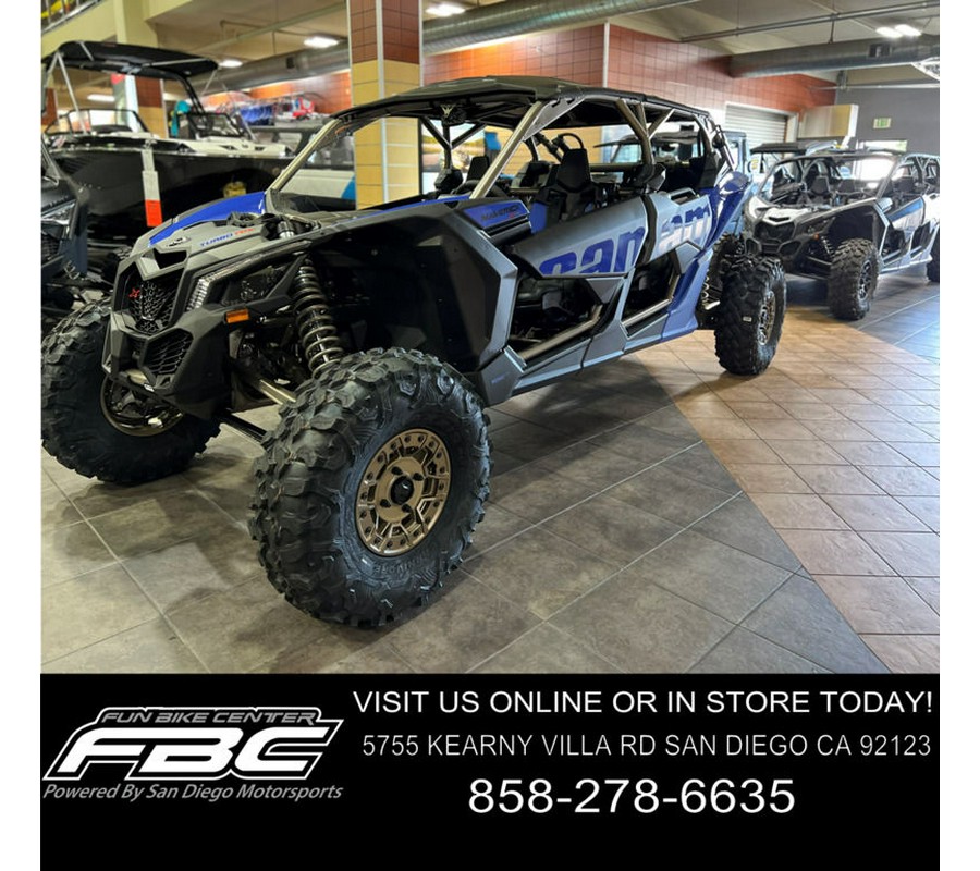 2024 Can-Am® Maverick X3 MAX X rs Turbo RR with Smart-Shox Dazzling Blue & Carbon Black