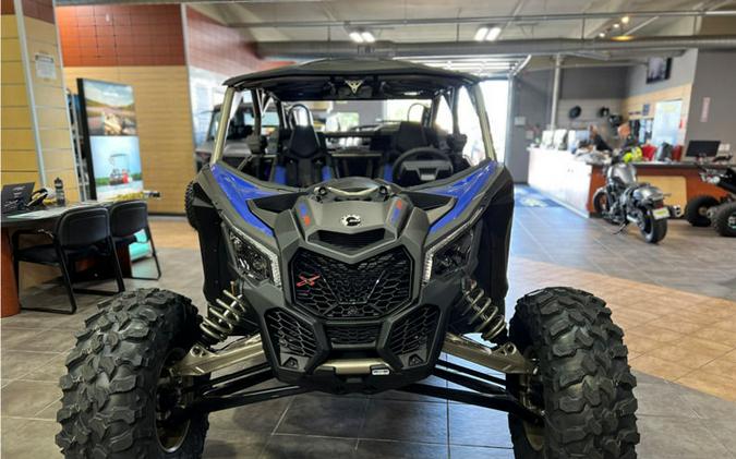 2024 Can-Am® Maverick X3 MAX X rs Turbo RR with Smart-Shox Dazzling Blue & Carbon Black