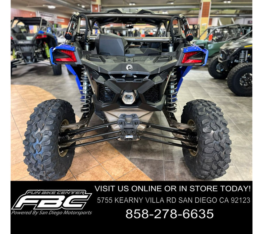 2024 Can-Am® Maverick X3 MAX X rs Turbo RR with Smart-Shox Dazzling Blue & Carbon Black