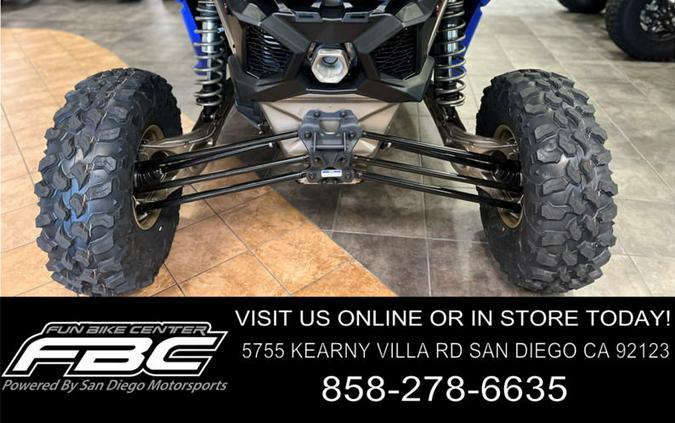 2024 Can-Am® Maverick X3 MAX X rs Turbo RR with Smart-Shox Dazzling Blue & Carbon Black