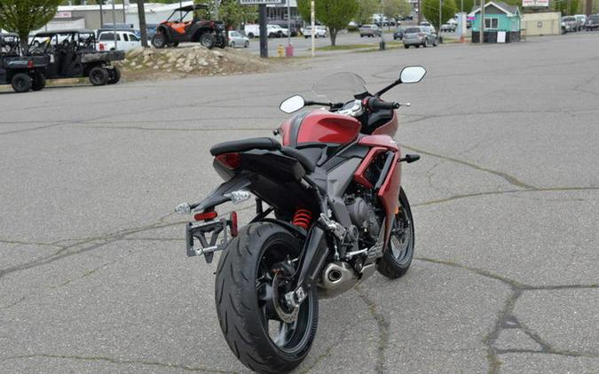 2025 Triumph Daytona 660 Carnival Red/Sapphire Black