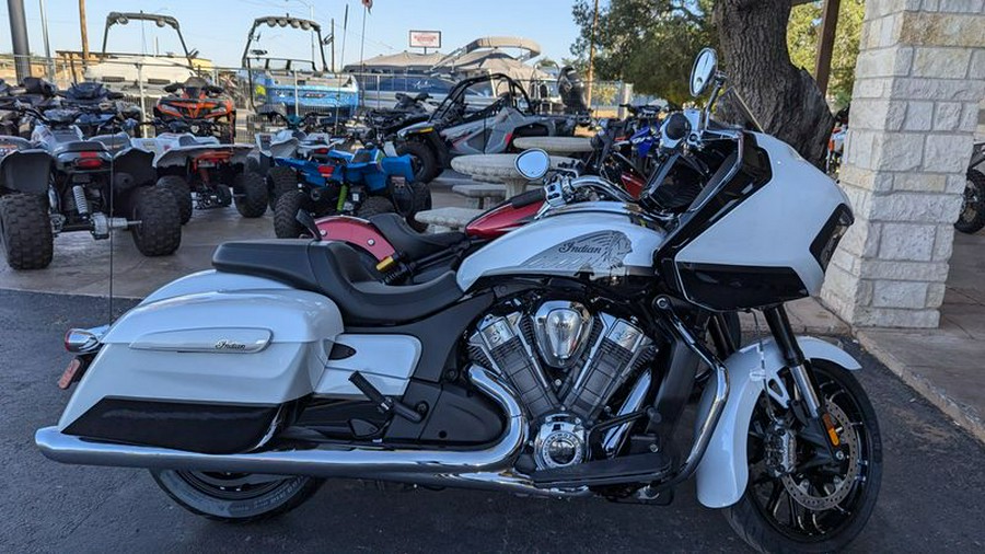 New 2024 INDIAN MOTORCYCLE CHALLENGER LIMITED GHOST WHITE METALLIC